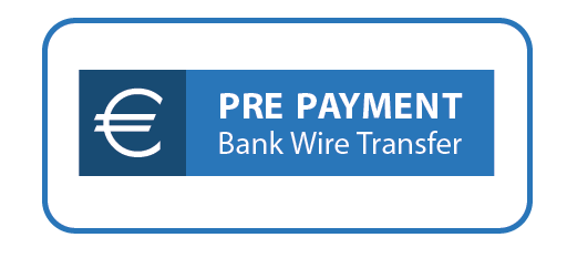Pre Payment - Bank Wire